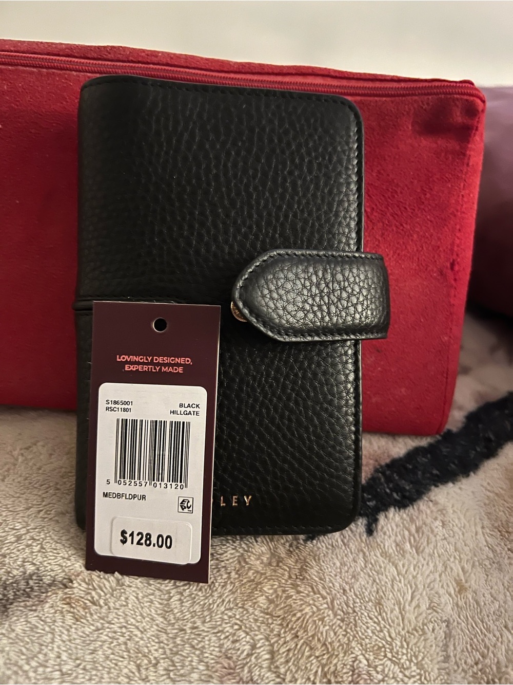 Black Leather wallet (Black) Radley London NWT $128